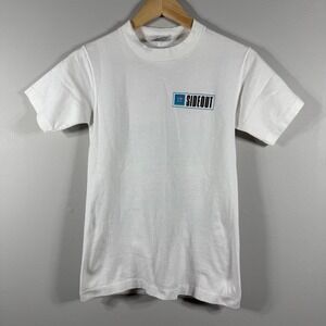 Sideout Vintage Volleyball Graphic T-Shirt White Medium